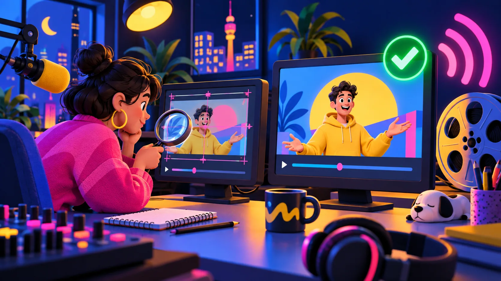 Revision visual de un video de producto antes de publicarlo