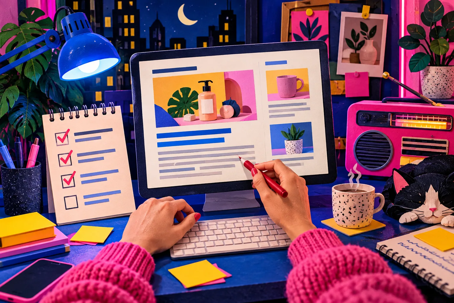 Revisión humana de un borrador de blog generado para Shopify