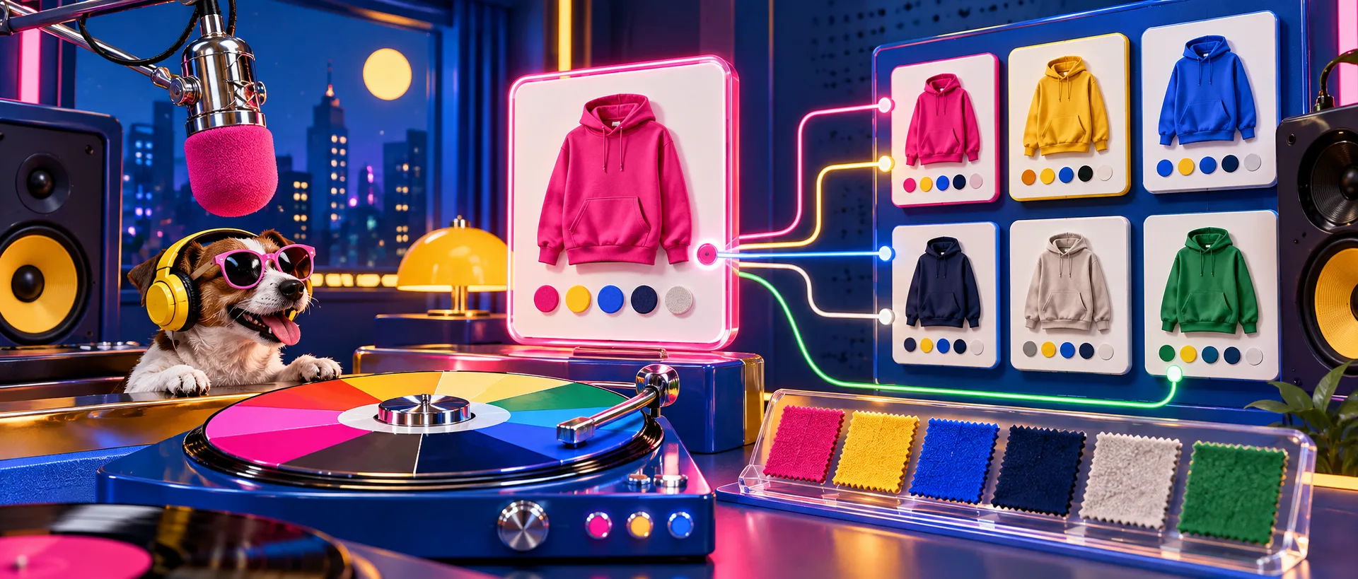Muestras de color conectan una ficha y una colección Shopify