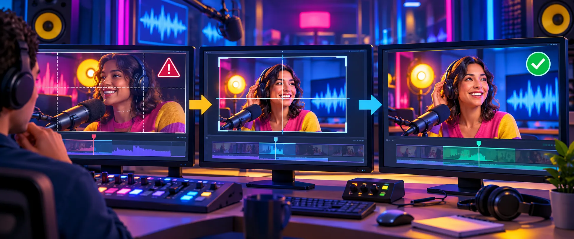 Revisión visual de fotogramas antes de aprobar un vídeo