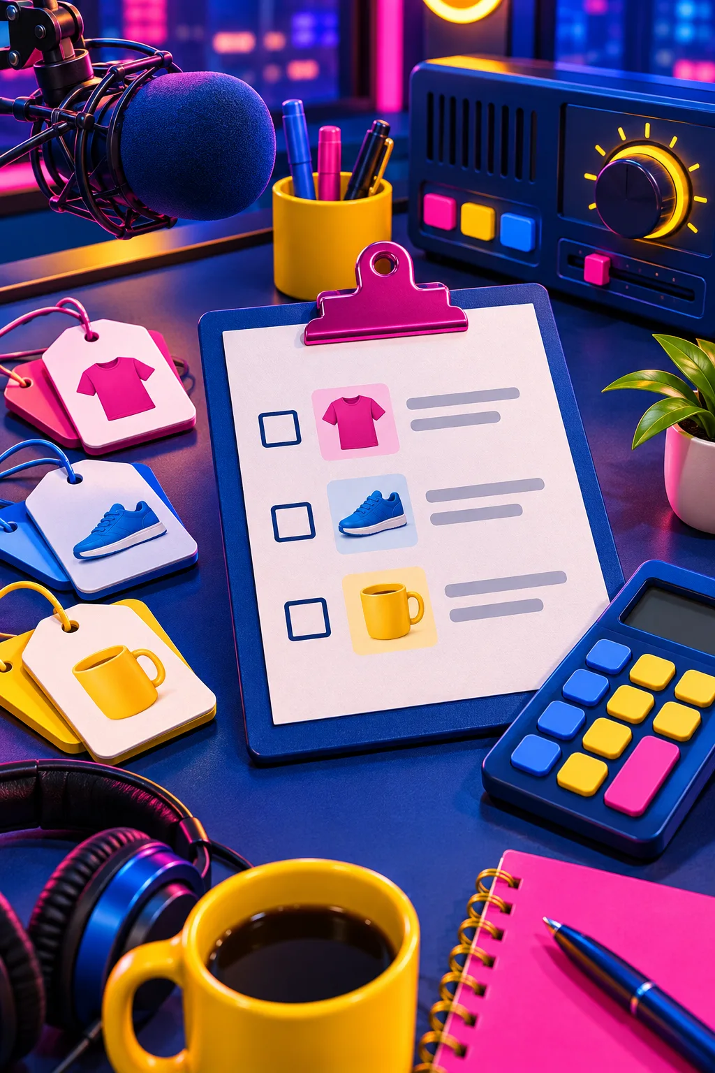 Checklist visual para seleccionar productos antes de una actualización masiva